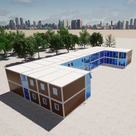 Assembler/emballé à plat/conteneur de maison préfabriqué d'expédition préfabriqué pour la vie/hôtel/immeuble de bureaux/hébergement/Domitry/école/hôpital