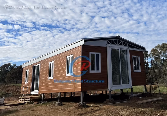 20FT abordable petite maison modulaire préfabriquée maison préfabriquée expédition de luxe soulagement moderne paquet plat extensible pliant conteneur de stockage fabricant de maison