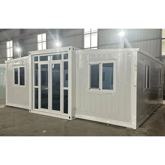 Luxe moderne 20FT Mobile Fold structure en acier standard modulaire extensible bureau de vie panneau sandwich portable préfabriqué conteneur d'expédition préfabriqué maison